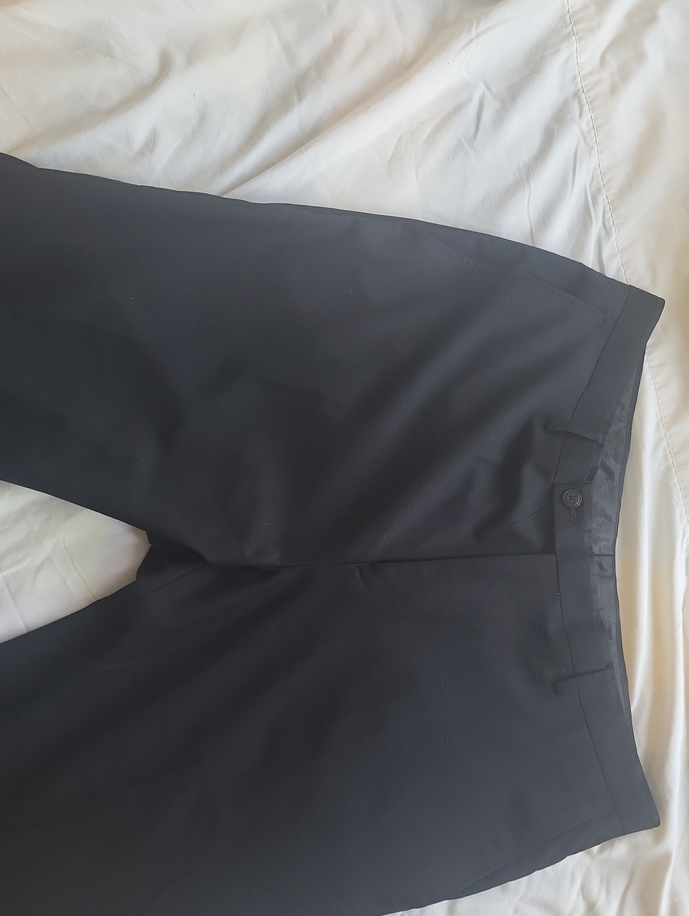 Paisley & Gray Men's Black Dress Trousers